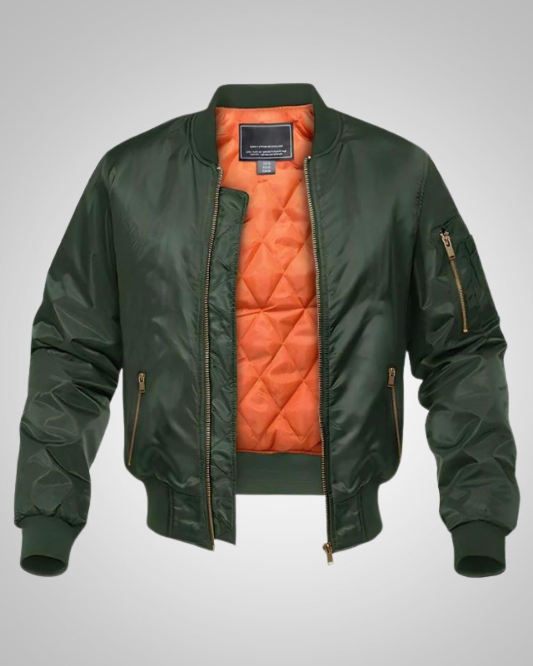 Stilvolle Herren Winterjacke, warm gefütterte Bomberjacke. Perfekt für Freizeit & Streetwear, als bequeme Oberbekleidung.