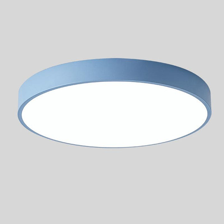 Nordische Holz-Macaroon LED-Deckenleuchte für Wohnräume