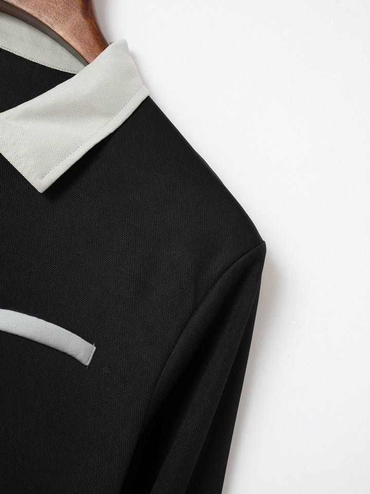 Hochwertiges Herren Langarm Polo aus weichem Material, bequem und stilvoll für Männer.
