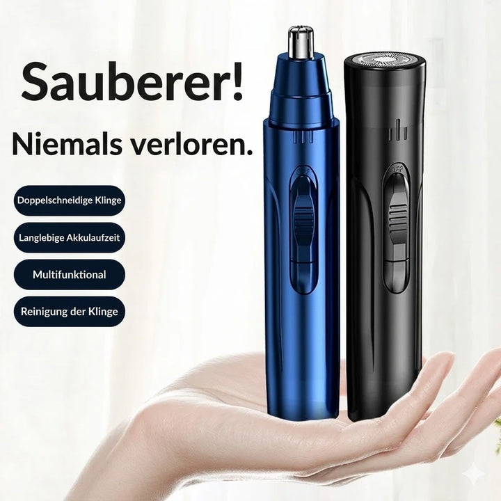 Professioneller aufladbarer Nasen- und Ohrhaarschneider