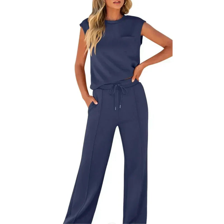 Damen Sommermode Set ärmellos geschnitten für optimalen Komfort