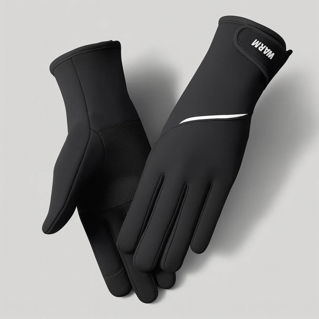Premium-Damen-Winterhandschuhe in Schwarz, trocken, warm und touchscreen-fähig für den Winter.