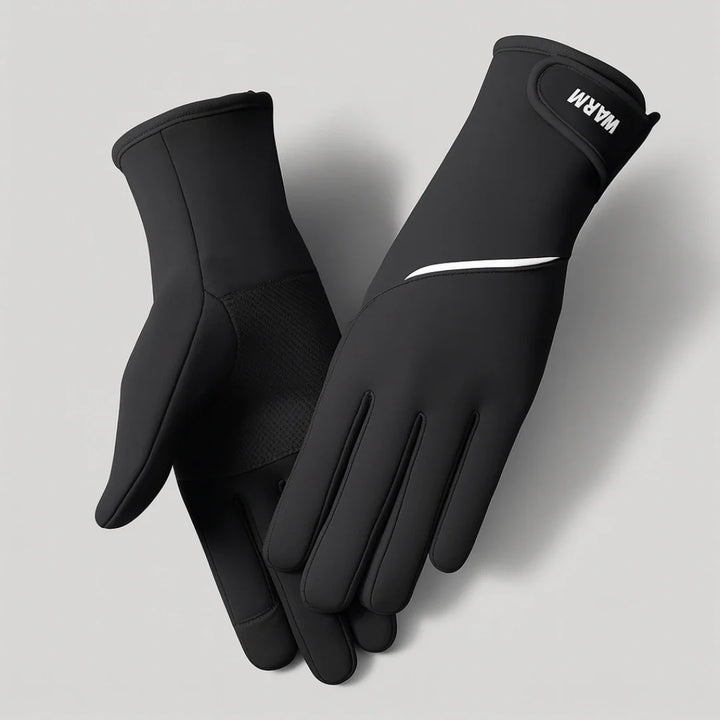 Premium-Damen-Winterhandschuhe in Schwarz, trocken, warm und touchscreen-fähig für den Winter.