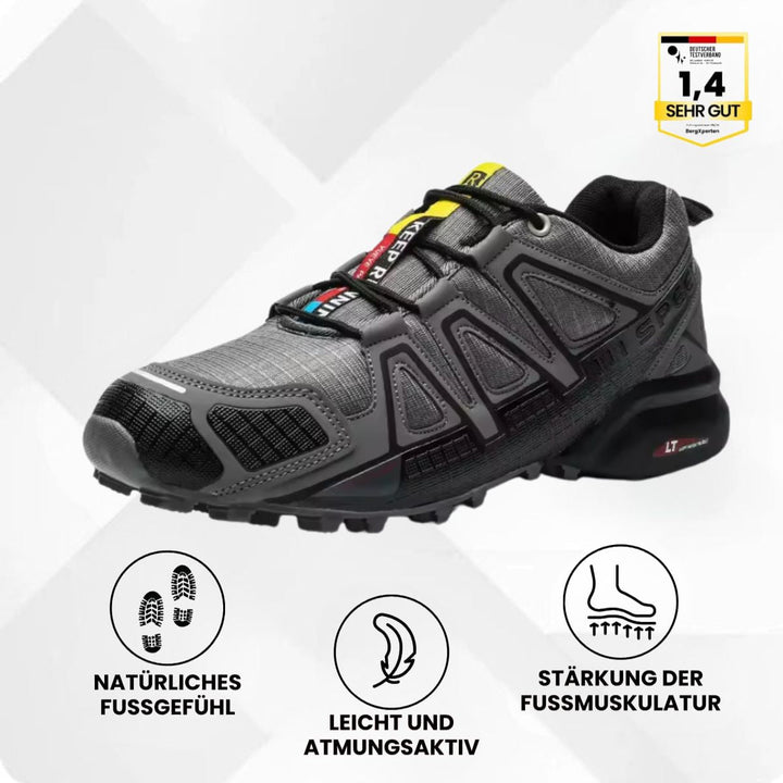 Bequeme Unisex Trekkingschuhe für Damen & Herren, atmungsaktiv, wasserdicht & rutschfest.