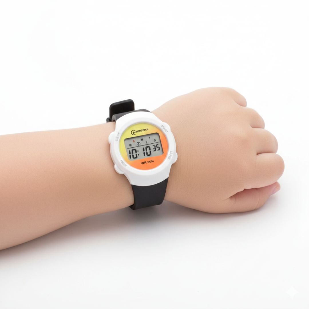 Kinderuhr mit integriertem Wecker und Countdown-Timer