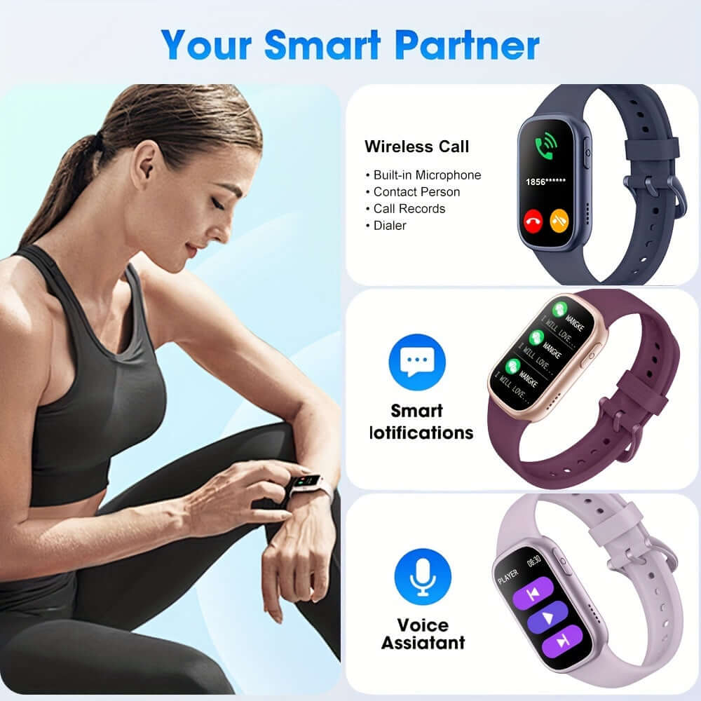 Smartwatch – Aktivitätsuhr mit Schrittzähler & langer Akkulaufzeit