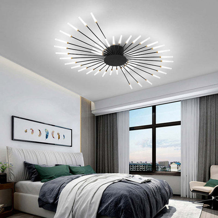 Moderner Kronleuchter für Wohnzimmer mit LED-Lampen