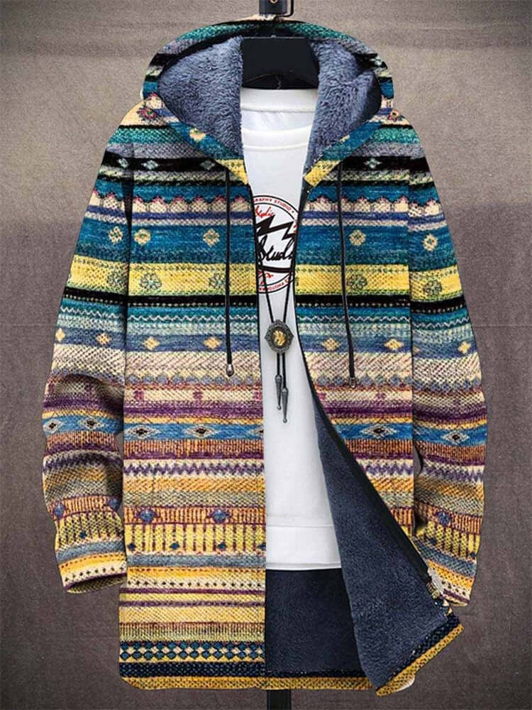Damen Kunst-inspirierte Strickjacke im lässigen Stil