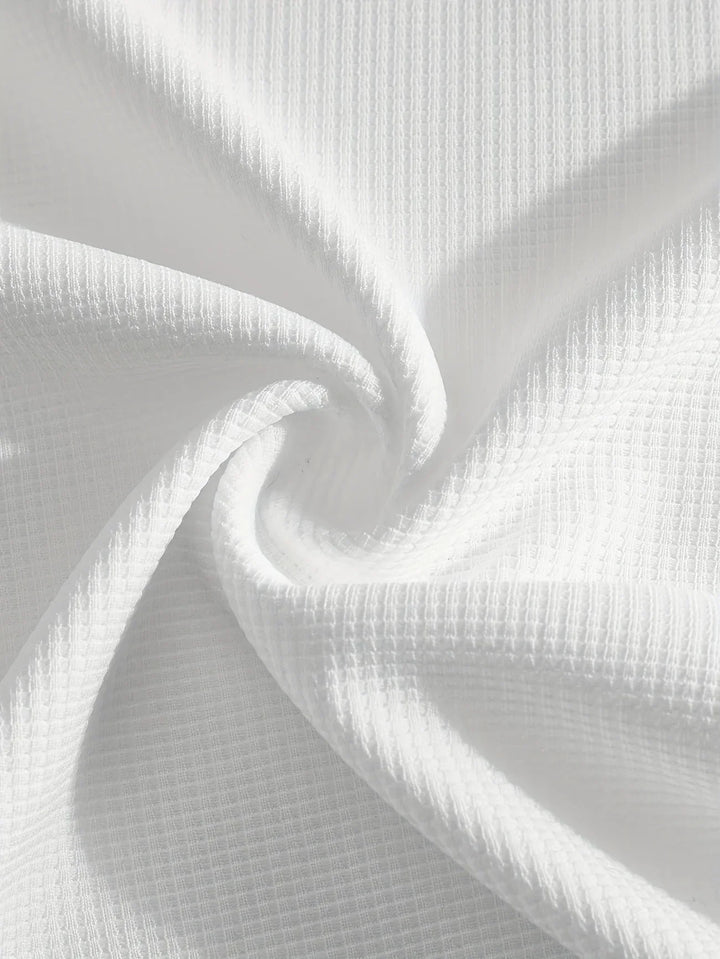 Herrenbekleidung in modernem Design, Waffelstrick Set für Sport und Freizeit