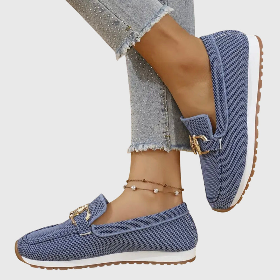 Bequeme Damen Loafer Sneakers mit orthopädischer Innensohle für maximale Fussunterstützung.