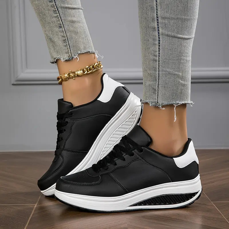 Damen orthopädische Sneaker, atmungsaktiv, leicht und extrem bequem, mit fester Fußgewölbestütze.