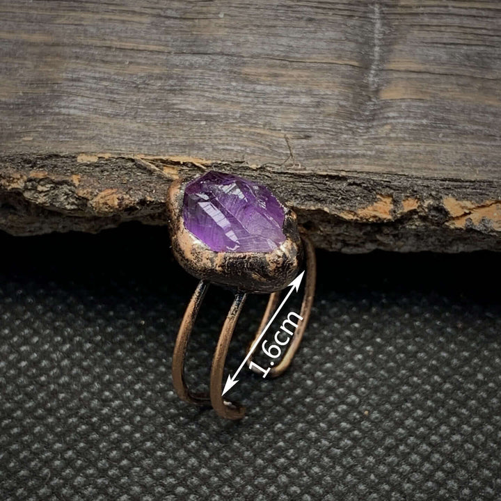 Rohstein-Geburtsring: Unikat-Schmuck