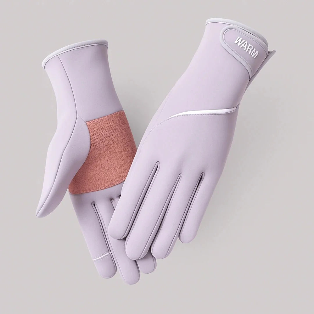 Damen Winterhandschuhe, warm, trocken & touchscreen-fähig. Perfekt für Outdoor-Aktivitäten.