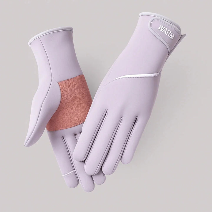 Damen Winterhandschuhe, warm, trocken & touchscreen-fähig. Perfekt für Outdoor-Aktivitäten.