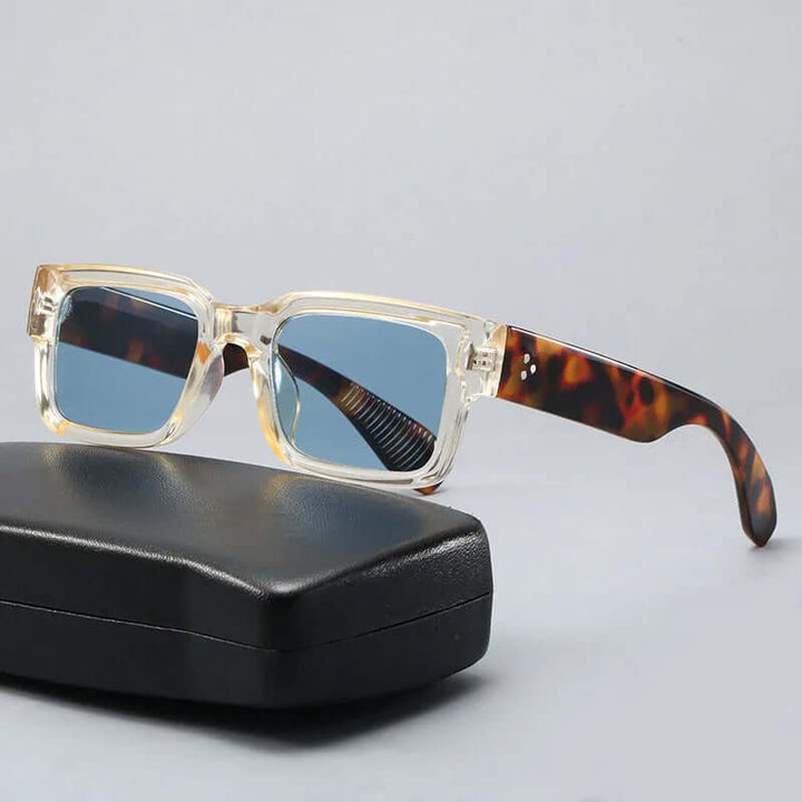 Sonnenbrille in verschiedenen Farben und Designs