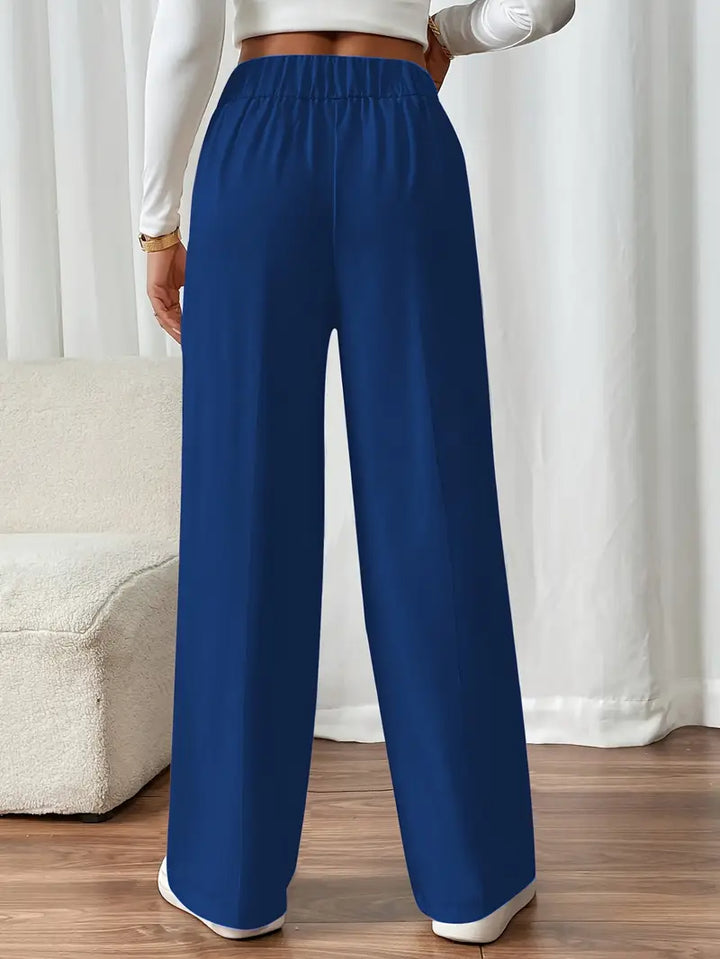 Elegante Hose mit weitem Beinschnitt für Damen im Trend