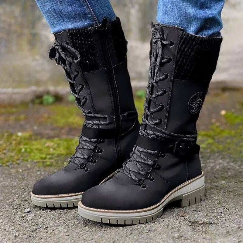 Warme Damen Winterstiefel mit orthopädischer Sohle