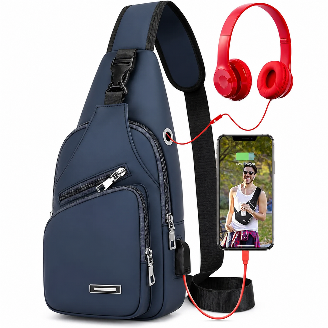 Wasserdichte Sling Bag für Reisen und Outdoor | Multifunktional