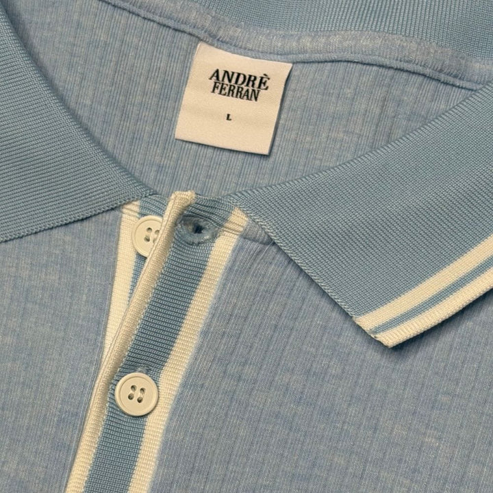 Casual Polo für Herren aus weichem Strickmaterial