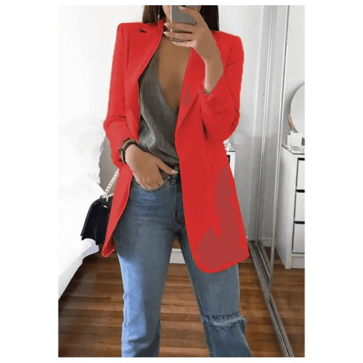 Langer Damenblazer: Eleganter & Vielseitiger Blazer