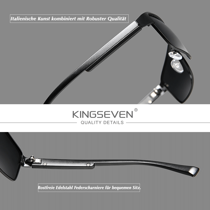 Polarisierte Sonnenbrille mit UV-Schutz 400 für Damen & Herren