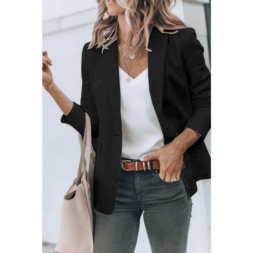Damen Blazer mit Puffärmeln: Elegantes Design