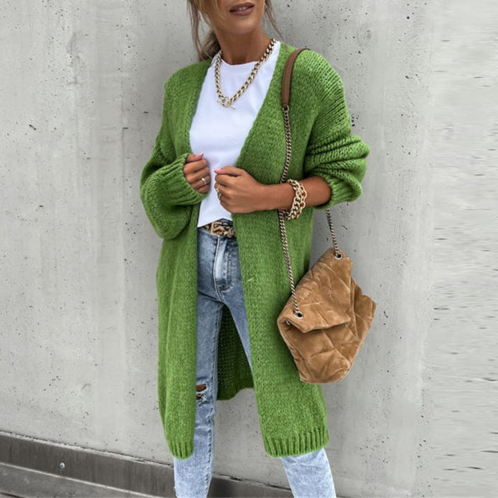 Modische Amelie Strickjacke, eleganter Damen Cardigan für Herbst & Winter Outfits.