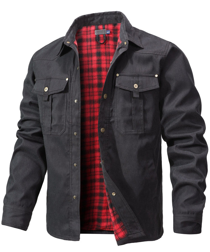 Robuste Outdoor Jacke für Herren mit hochwertigem Innenfutter