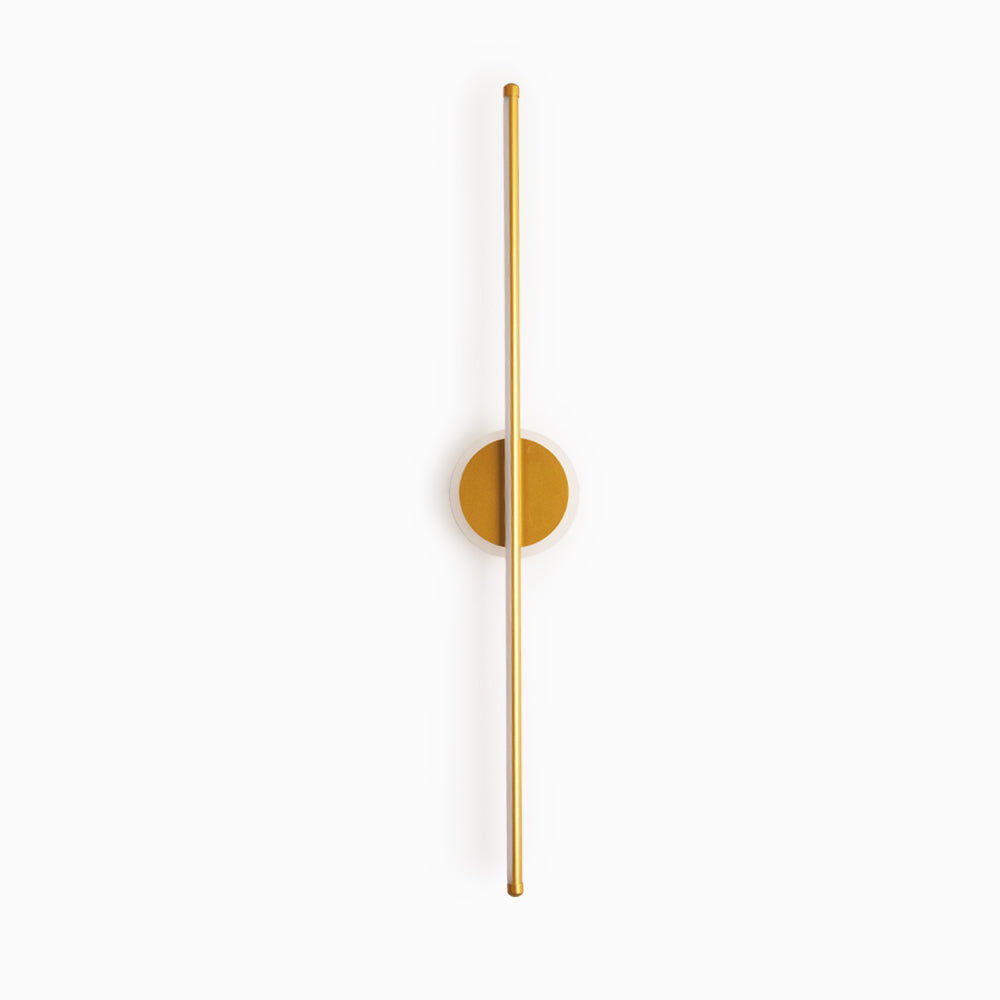 Moderne LED-Wandleuchte aus Metall und Silikon