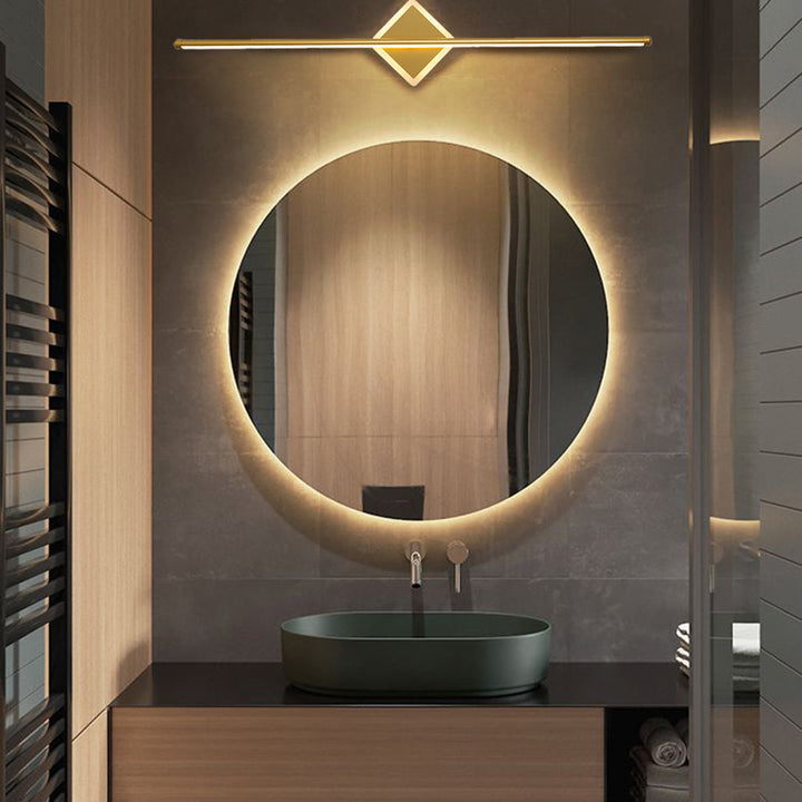 Moderne LED-Wandleuchte aus Metall und Silikon