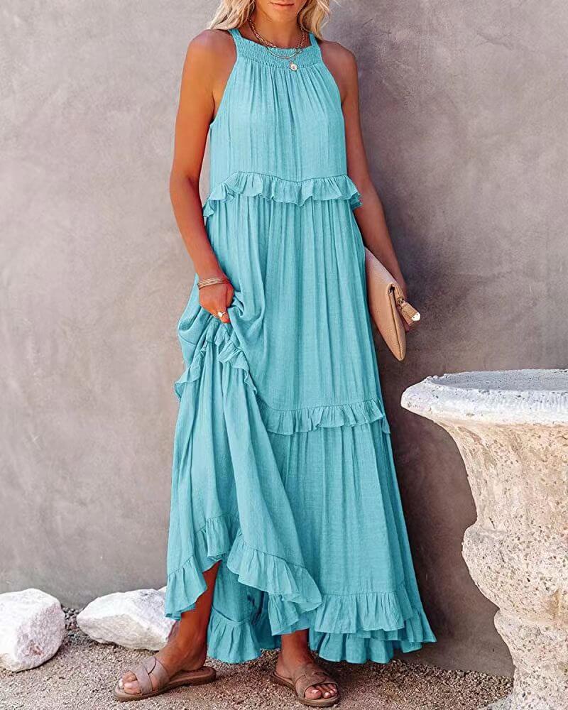 Damen Sommer Maxikleid: Lässig, Locker & Elegant