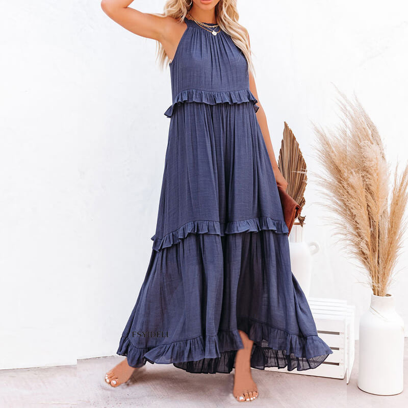 Damen Sommer Maxikleid: Lässig, Locker & Elegant
