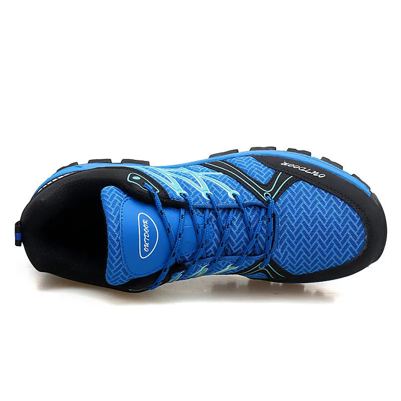 Outdoor Damenschuh mit robuster Gummisohle für guten Halt