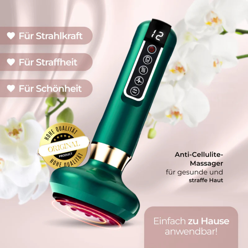 Damen 4-in-1 CelluSculpt Massagegerät zur Hautstraffung und Reduzierung von Cellulite.