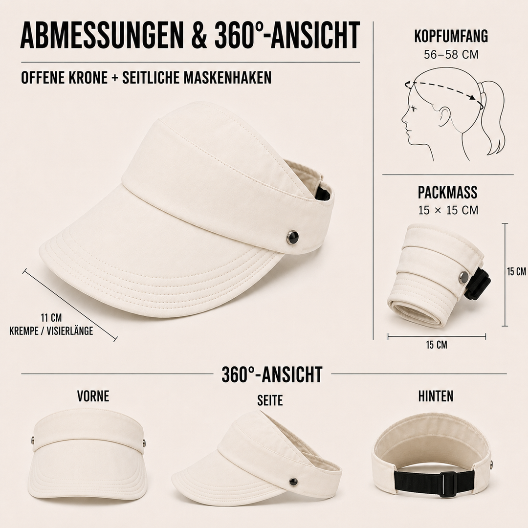Stylischer Damen Hut für den Sommer, atmungsaktiv und leicht