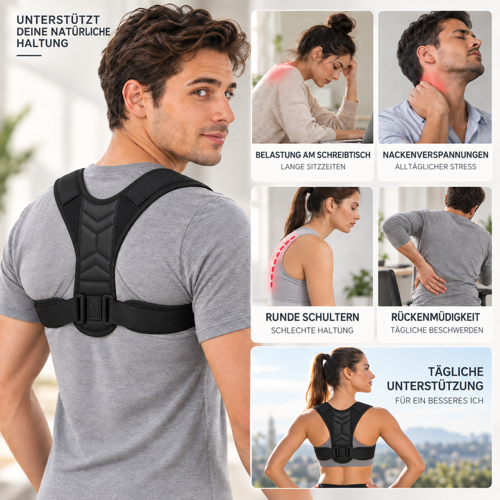 Ergonomische Haltungskorrektur für den Büroalltag
