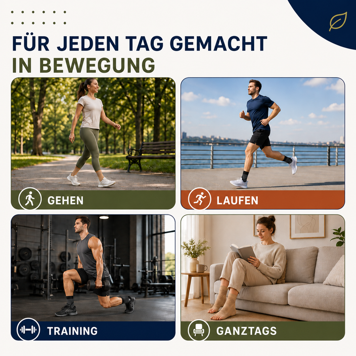 Knöchel-Kompressionsbandage zur Vorbeugung von Verletzungen, Stabilität & Gelenkstütze.