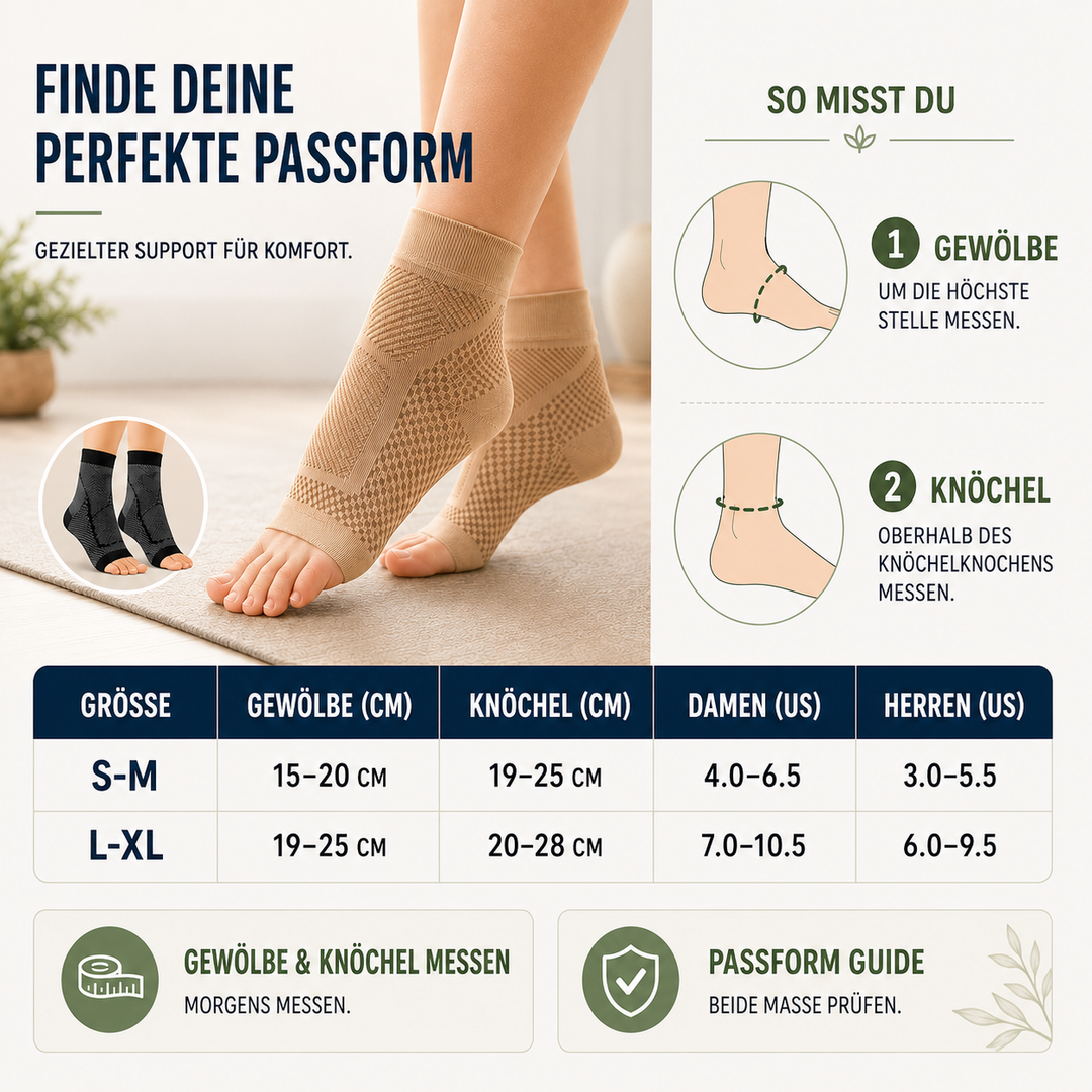Flexible Kompressions-Knöchelbandage für optimale Bewegungsfreiheit & angenehme Unterstützung.