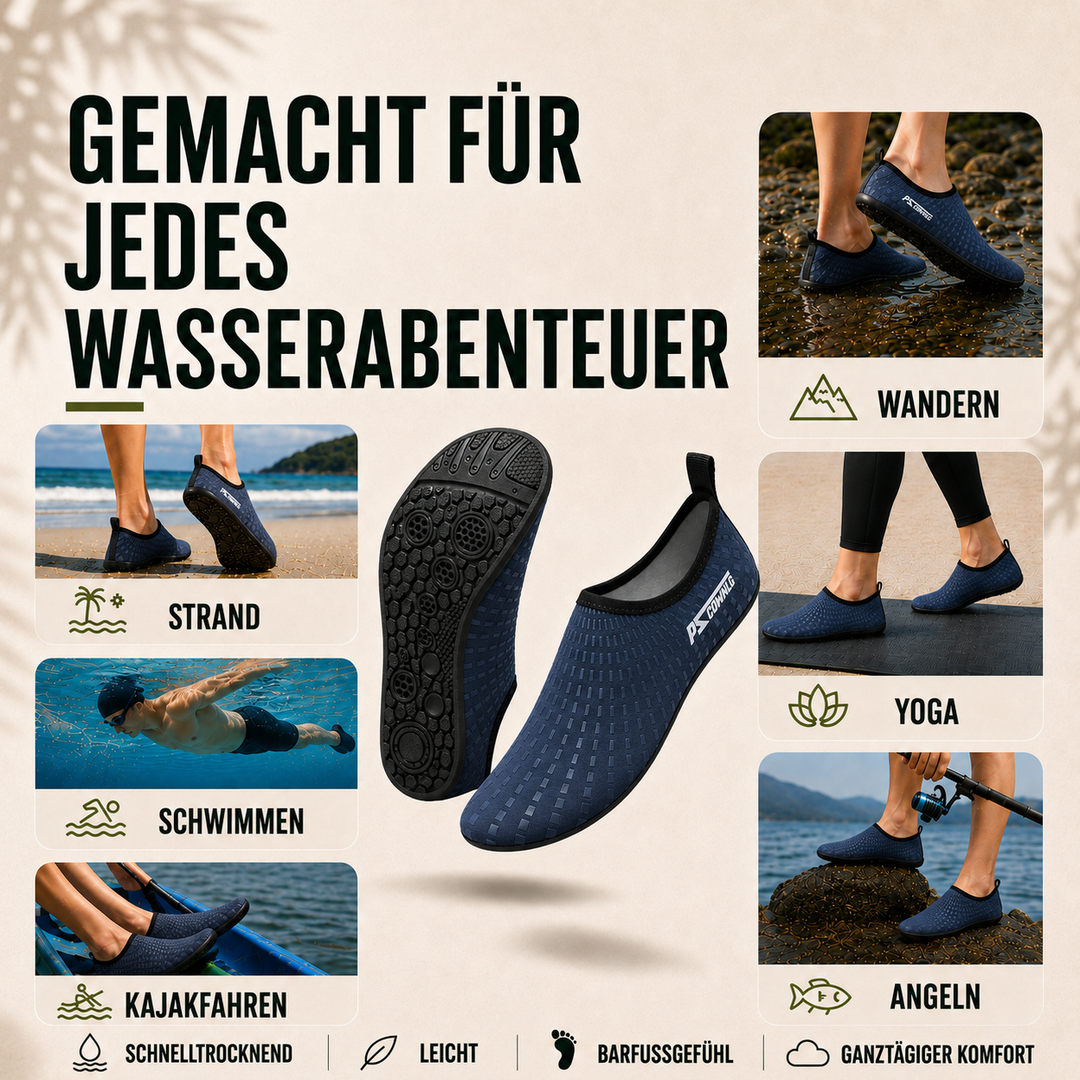 Unisex Wassersportschuh, rutschfest & bequem für Strand, Outdoor & Sommeraktivitäten.
