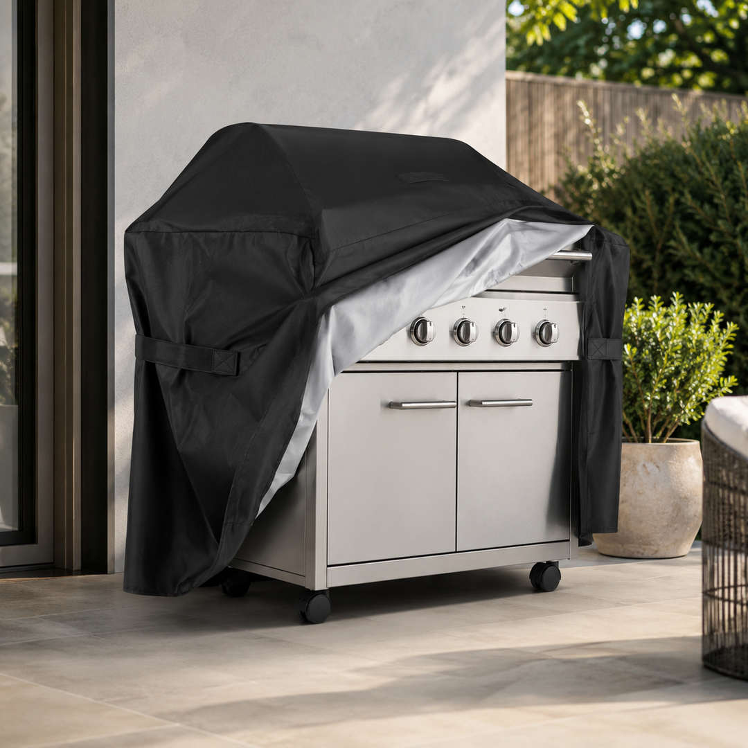Effektiver Wetterschutz für Ihren Gasgrill: Robuste Abdeckung aus Oxford-Gewebe, ganzjährig Outdoor.