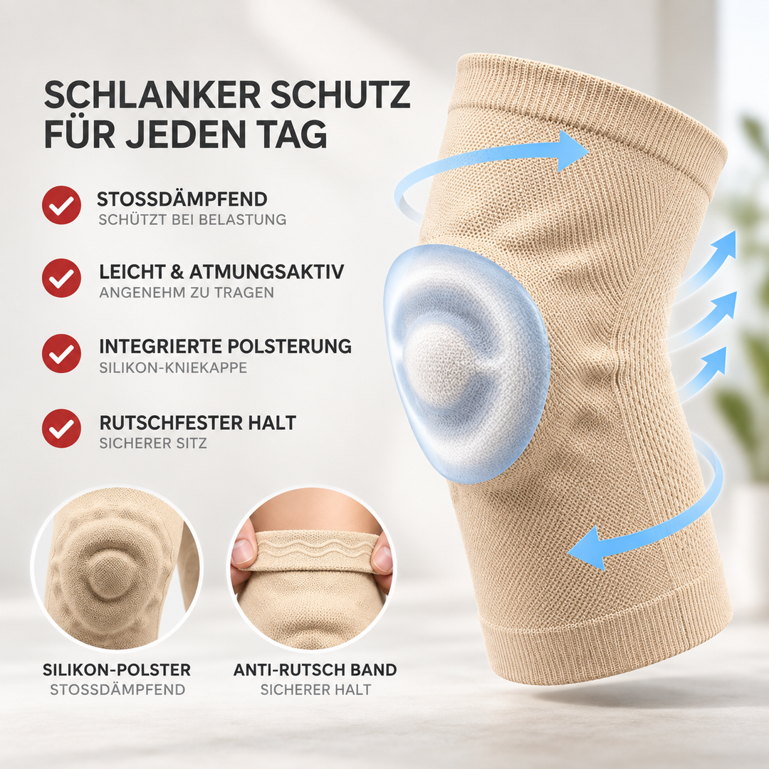 Unisex Gelenkstütze aus elastischem Material für Knieschutz bei Fitness, Tanz & aktiver Bewegung.