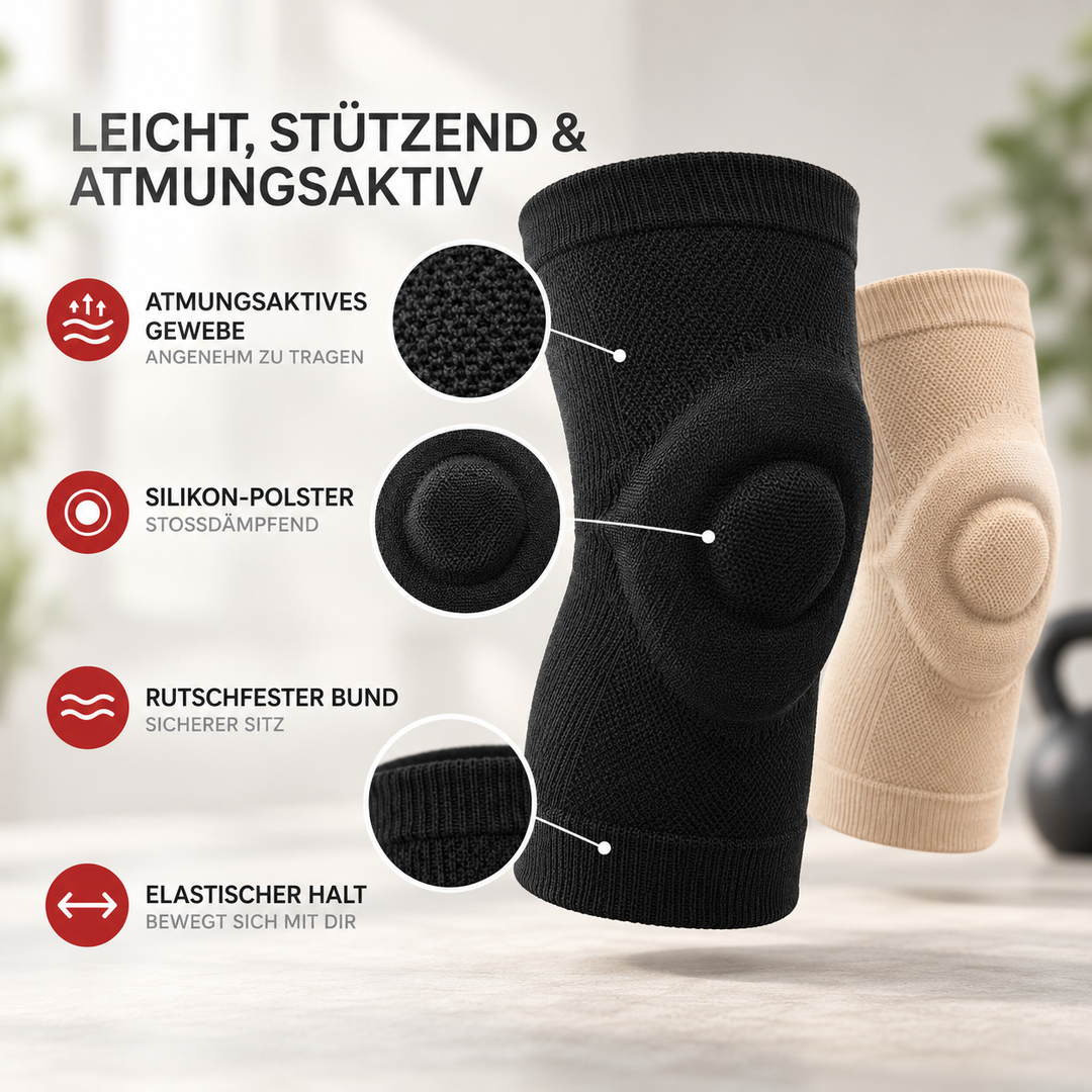 Sport-Knieschoner bieten Schutz & Komfort für Männer und Frauen im Training und im Alltag.