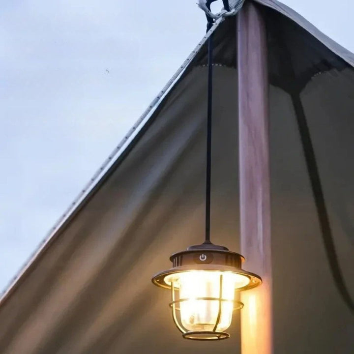 USB-C aufladbare Retro LED Lampe als stilvolle Outdoor Beleuchtung