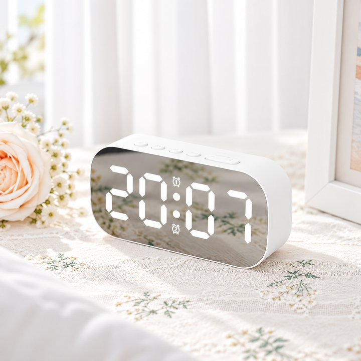 Hochwertiger digitaler Wecker mit präziser LED Zeitanzeige und Thermometer