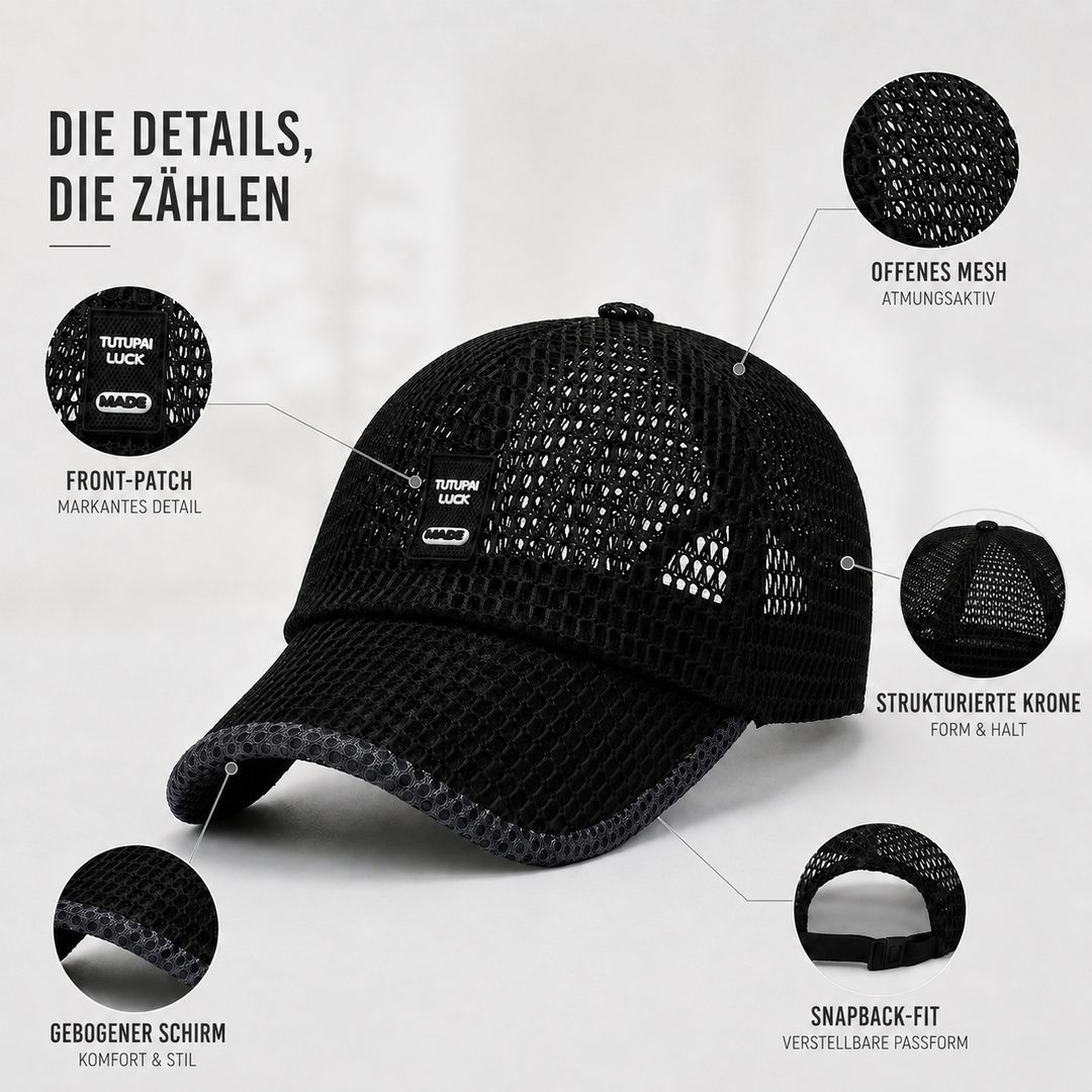 Ansicht der Kappe von der Seite