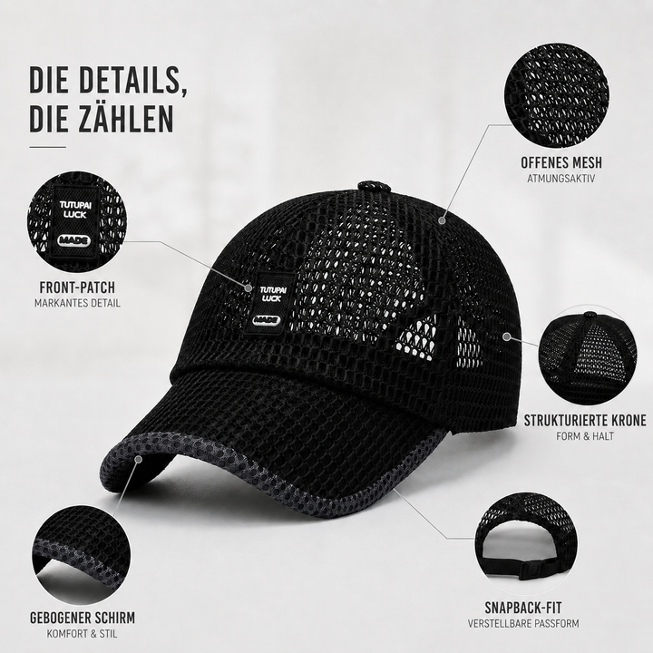 Ansicht der Kappe von der Seite