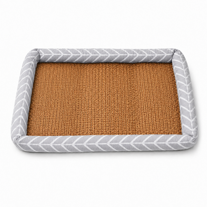 Robustes Katzenbett und Hundebett mit Sommer-Matte für den Innenbereich