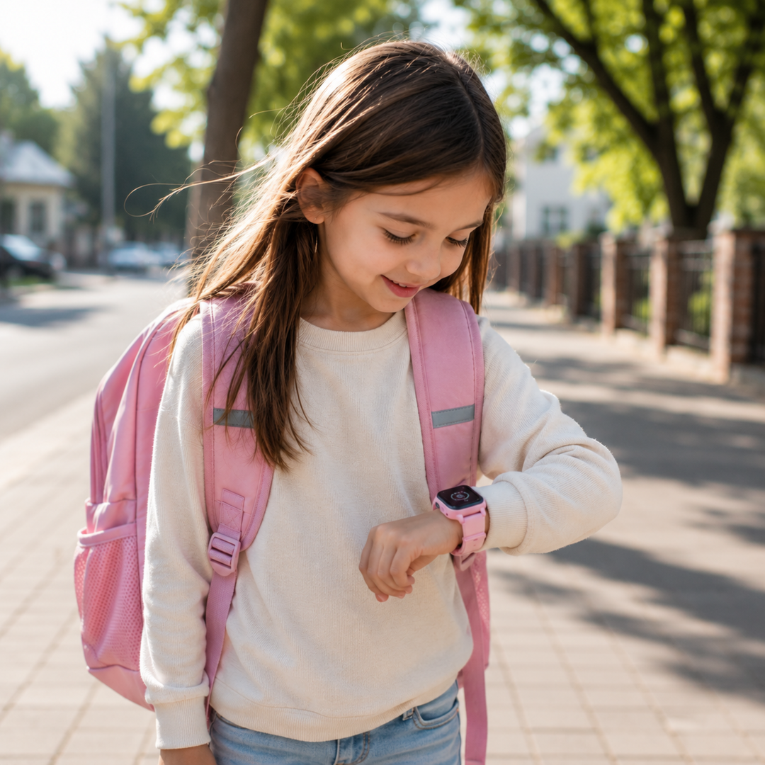 Stilvolle Smartwatch für Jungen und Mädchen mit Zifferblatt