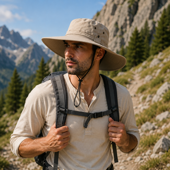 Vielseitiger Trekking Sonnenhut für Outdoor-Abenteuer bei Sonnenschein
