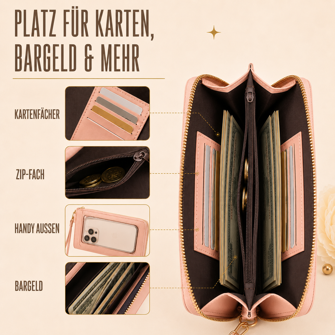 Kompakte Crossbody-Tasche für Damen in verschiedenen Farben